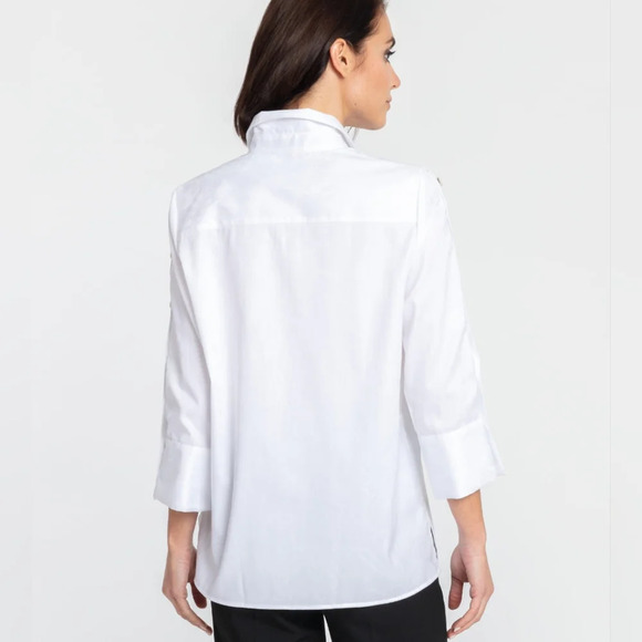 HINSON WU Eleanor 3/4 Sleeve Printed Shirt - Picture 3 of 11